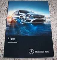 2014 Mercedes Benz S550 & S63 AMG S-Class Owner's Operator Manual User Guide
