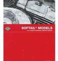 2014 Harley-Davidson Softail Models Service Manual