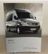 2014 Mercedes Sprinter 2500 & 3500 Owner's Operator Manual User Guide