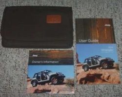 2014 Jeep Wrangler Owner's Operator Manual User Guide Set