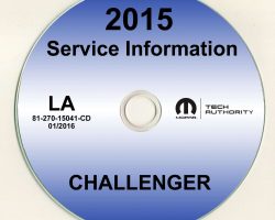 2015 Dodge Challenger Shop Service Repair Manual CD