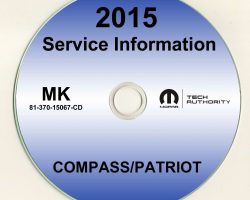 2015 Jeep Patriot Shop Service Repair Manual CD