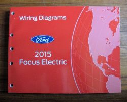 2015 Ford Focus Electric Wiring Diagram Manual