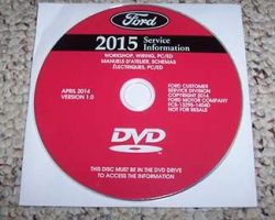 2015 Ford Escape Service Manual DVD