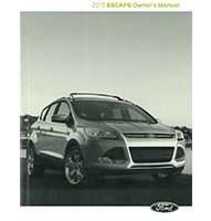 2015 Ford Escape Owner's Operator Manual User Guide