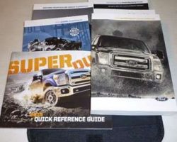 2015 Ford F-350 Super Duty Truck Owner's Operator Manual User Guide Set