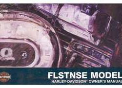 2015 Harley Davidson CVO Softail Deluxe FLSTNSE Model Owner's Manual