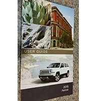 2015 Jeep Patriot Owner's Operator Manual User Guide
