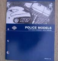 2015 Harley Davidson Police Models Parts Catalog