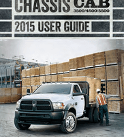 2015 Dodge Ram Truck Chassis Cab 3500 4500 5500 Owner's Operator Manual User Guide