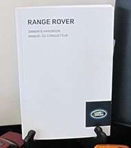 2015 Land Rover Range Rover Owner's Operator Manual User Guide