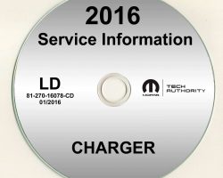 2016 Dodge Charger Shop Service Repair Manual CD