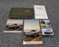 2016 Jeep Cherokee Owner's Operator Manual User Guide Set