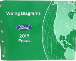 2016 Ford Focus Wiring Diagram Manual