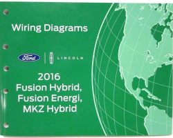 2016 Ford Fusion Hybrid/Energi Wiring Diagram Manual