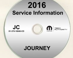 2016 Dodge Journey Shop Service Repair Manual CD