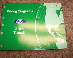 2016 Ford Transit Electrical Wiring Diagram Manual