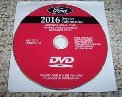 2016 Ford Edge Service Manual DVD