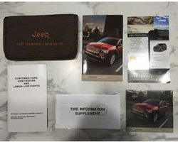 2016 Jeep Compass Owner's Operator Manual User Guide Set