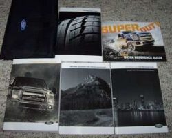 2016 Ford F-250 Super Duty Truck Owner's Operator Manual User Guide Set