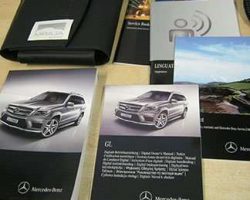 2016 Mercedes Benz GL350, GL450, GL550 & GL63 AMG GL-Class Owner's Operator Manual User Guide Set