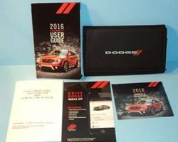2016 Dodge Journey Owner's Operator Manual User Guide Set
