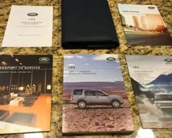 2016 Land Rover LR4 Owner's Operator Manual User Guide Set