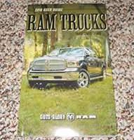 2016 Dodge Ram Truck 1500 2500 3500 Owner's Operator Manual User Guide