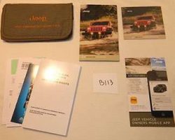 2016 Jeep Wrangler Owner's Operator Manual User Guide Set