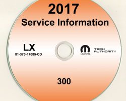 2017 Chrysler 300 Shop Service Repair Manual CD