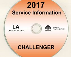 2017 Dodge Challenger Shop Service Repair Manual CD