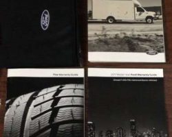 2017 Ford E-Series E-350 & E-450 Owner's Manual Set