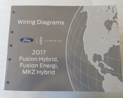 2017 Ford Fusion Hybrid/Energi Electrical Wiring Diagrams Manual