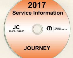 2017 Dodge Journey Shop Service Repair Manual CD