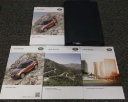 2017 Land Rover Discovery Owner's Operator Manual User Guide Set