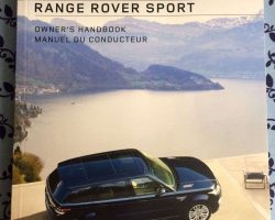 2017 Land Rover Range Rover Sport Owner's Operator Manual User Guide