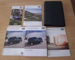 2017 Land Rover Range Rover Sport Owner's Operator Manual User Guide Set