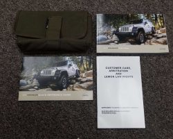 2017 Jeep Wrangler Owner's Operator Manual User Guide Set