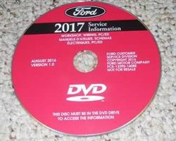 2017 Ford Transit Connect Service Manual DVD