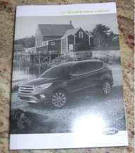 2017 Ford Escape Owner's Operator Manual User Guide