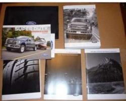 2017 Ford F-550 Super Duty Truck Owner's Manual Set