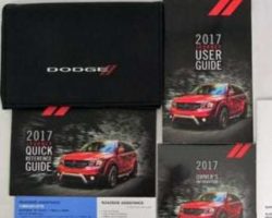 2017 Dodge Journey Owner's Operator Manual User Guide Set