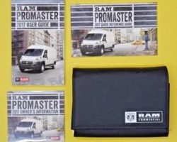 2017 Dodge Ram Promaster Owner's Operator Manual User Guide Set