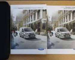 2017 Ford Transit Connect Owner's Manual Set
