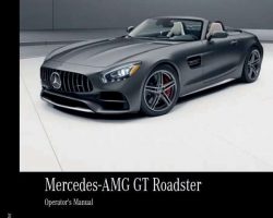 2018 Mercedes Benz AMG GT Owner's Operator Manual User Guide