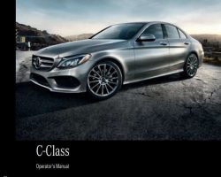 2018 Mercedes Benz C-Class Sedan C300, C350e, C43 & C63 AMG Owner's Operator Manual User Guide