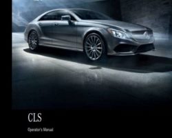 2018 Mercedes Benz CLS-Class CLS550 & CLS63 AMG Owner's Operator Manual User Guide