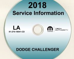 2018 Dodge Challenger Shop Service Repair Manual CD