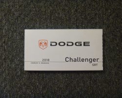 2018 Dodge Charger SRT & Owner's Operator Manual User Guide
