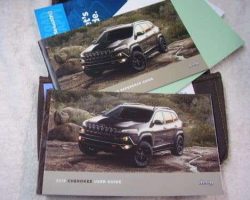 2018 Jeep Cherokee Owner's Operator Manual User Guide Set